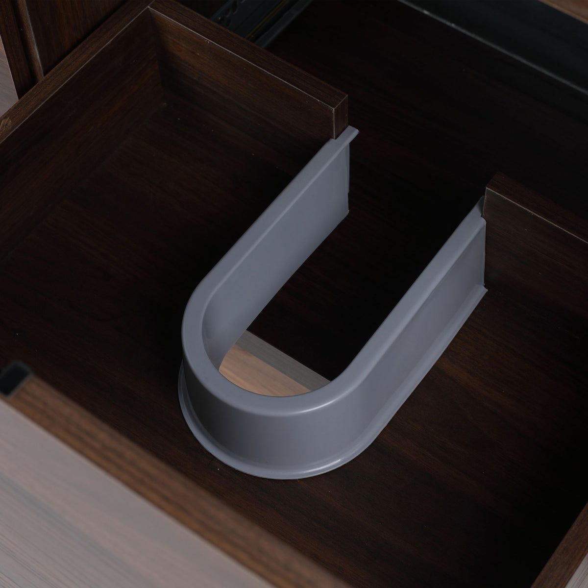 Contemporary 48 Floating Bathroom Vanity with Soft-Close Doors and Resin Sink