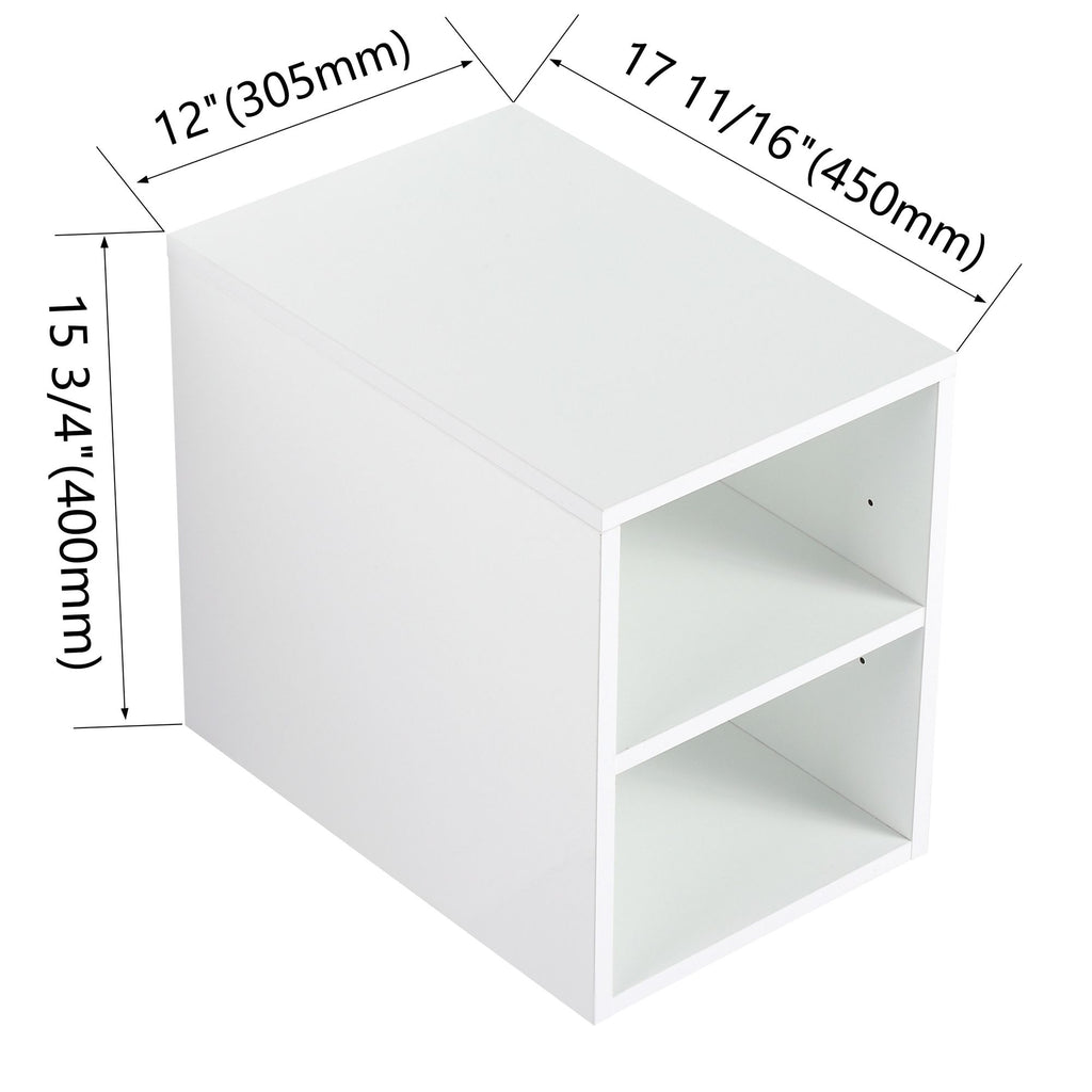 Wall Mounted Bathroom Vanity with Double Door Storage and Sink