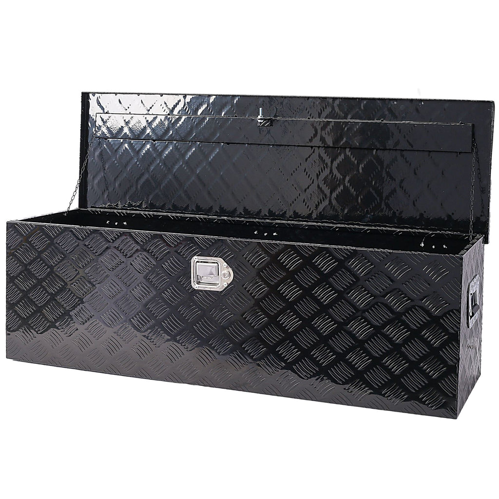 Premium Aluminum Tool Box for Trucks, Trailers, and RVs - practical Lockable Storage