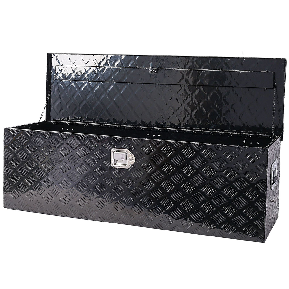 Premium Aluminum Tool Box for Trucks, Trailers, and RVs - practical Lockable Storage