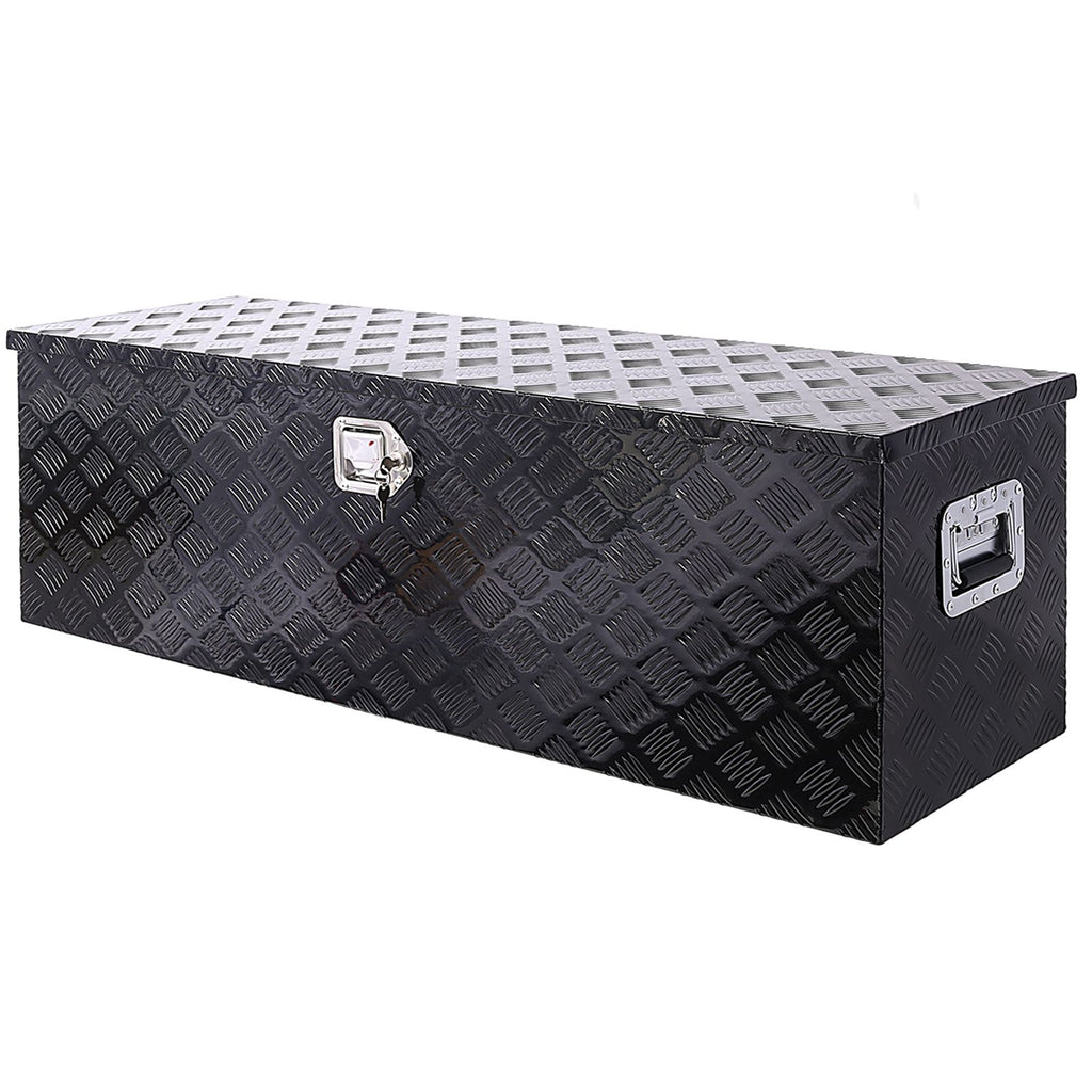 Premium Aluminum Tool Box for Trucks, Trailers, and RVs - practical Lockable Storage