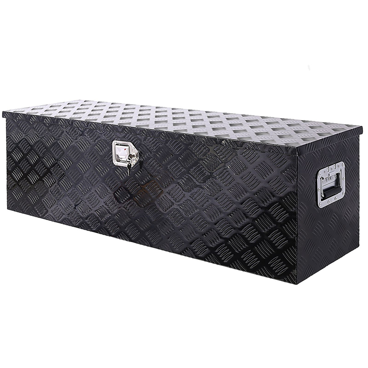 Premium Aluminum Tool Box for Trucks, Trailers, and RVs - practical Lockable Storage