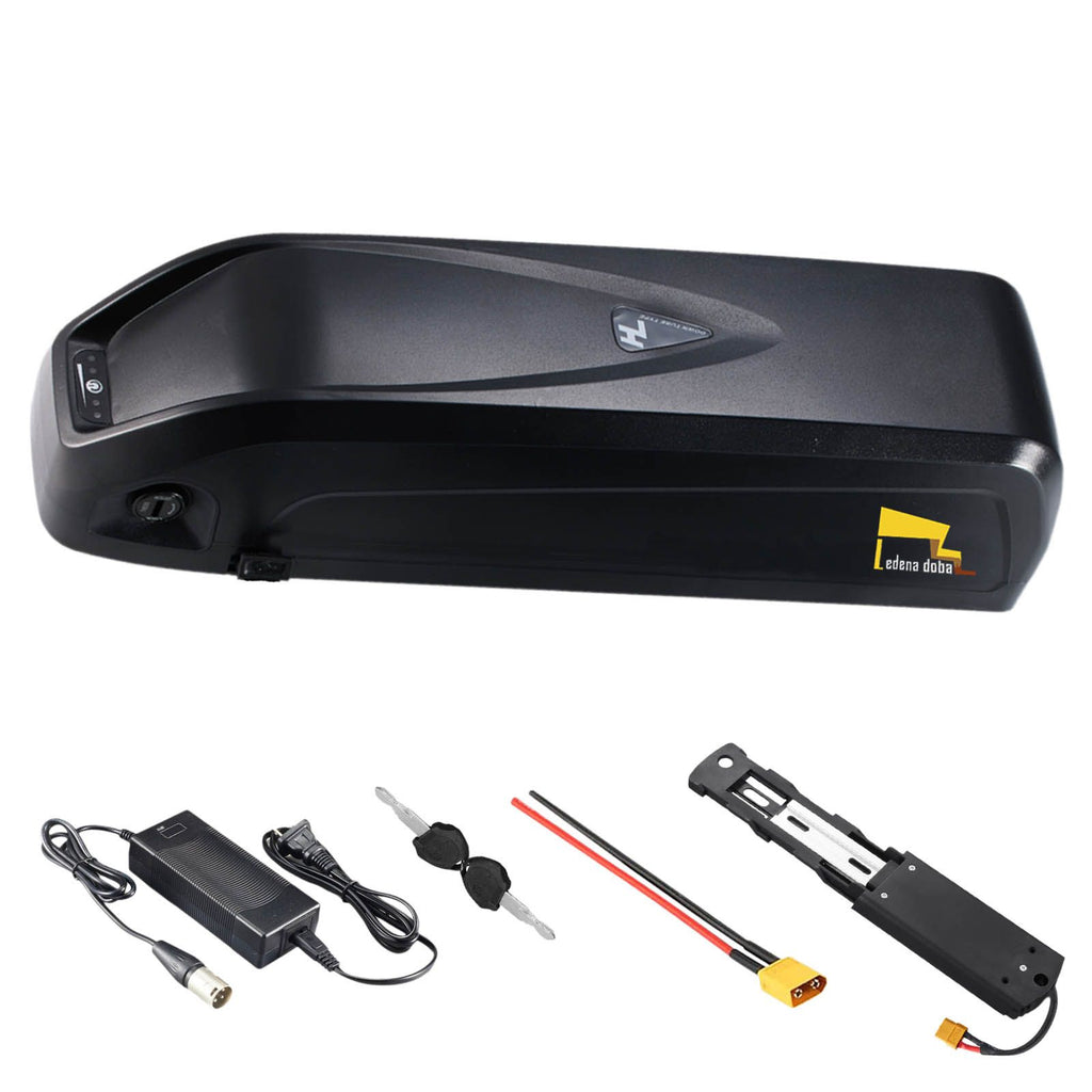 Electric Bike Battery with Charger and Mounting Bracket