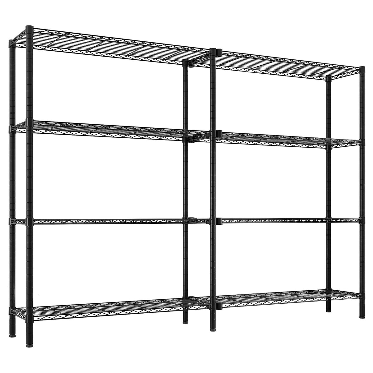 Adjustable Multi-Tier Wire Storage Shelving