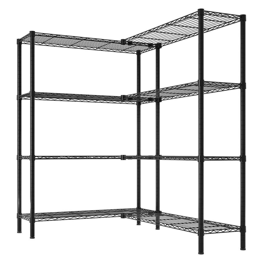 Adjustable Multi-Tier Wire Storage Shelving