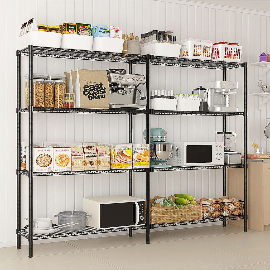 Adjustable Multi-Tier Wire Storage Shelving