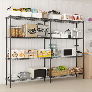 Adjustable Multi-Tier Wire Storage Shelving