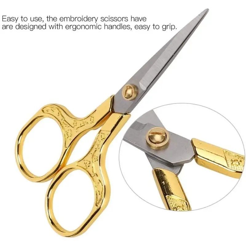 Vintage Plum-Blossom Detail Scissors Set