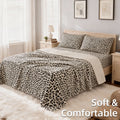4-Piece Brushed Microfiber Bedding Set – Cloud-Like Comfort & Vibrant Prints