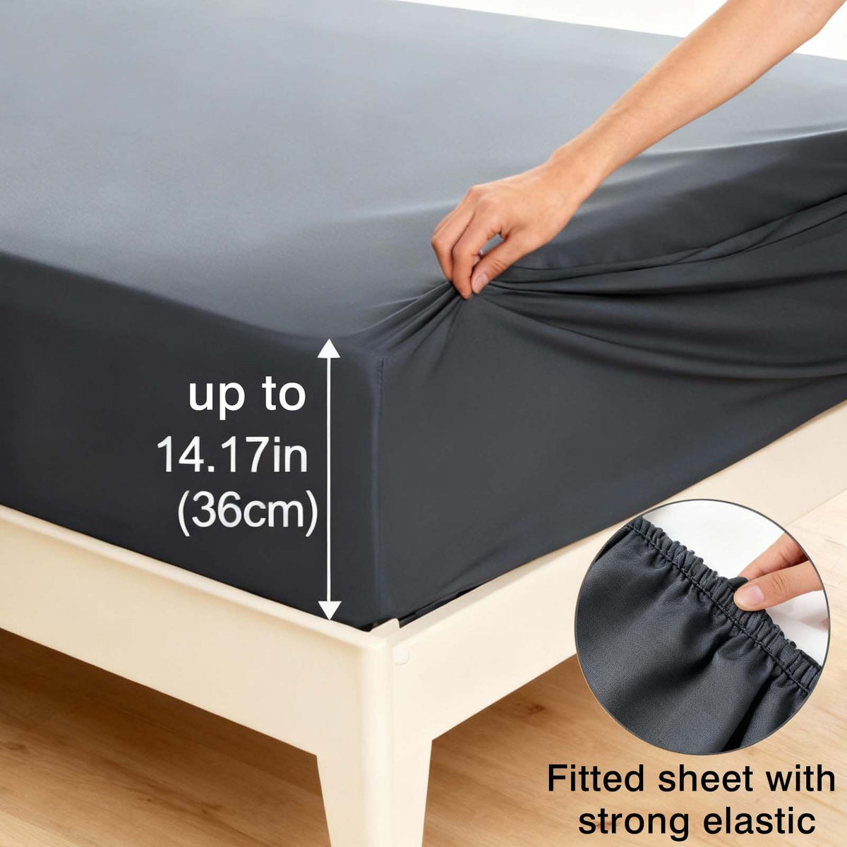 4-Piece Ultra Soft 85g Sheet & Pillowcase Set for All-Season Comfort
