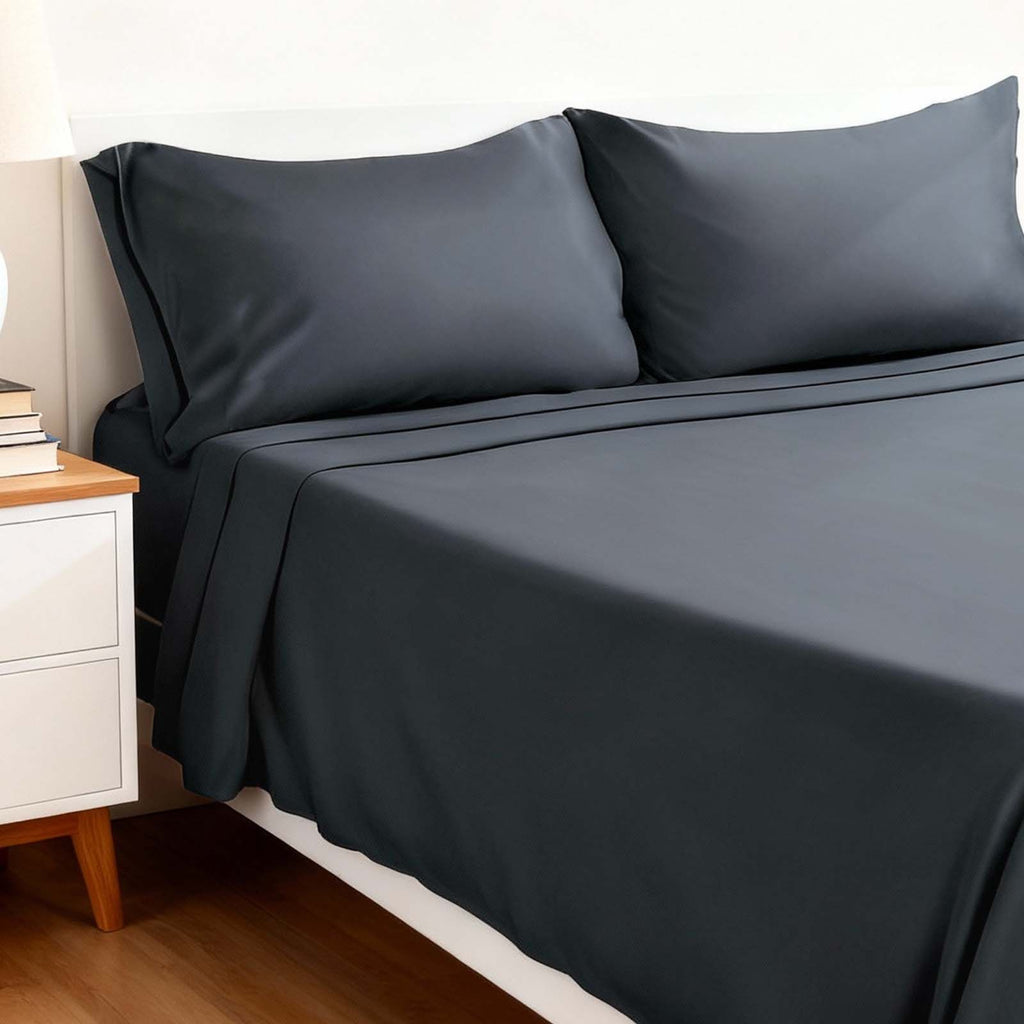 4-Piece Ultra Soft 85g Sheet & Pillowcase Set for All-Season Comfort