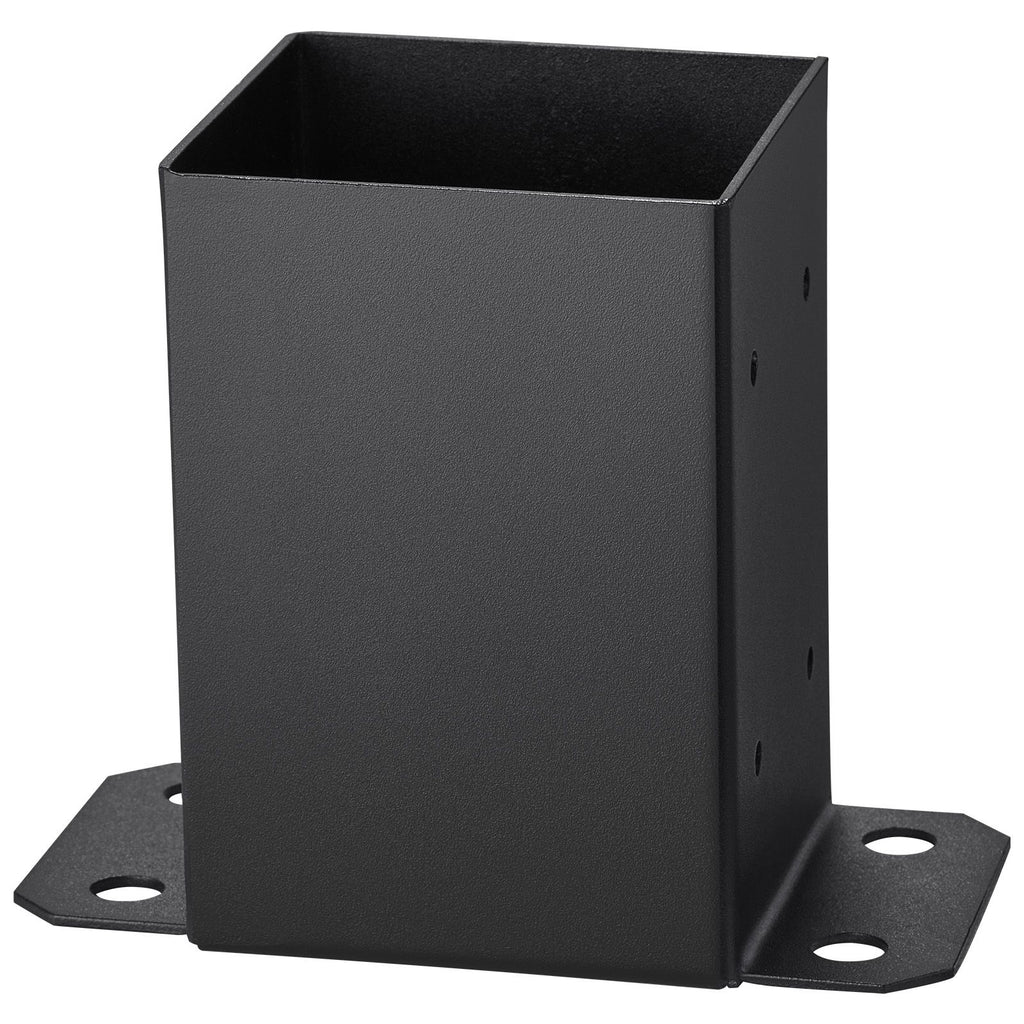 practical Post Base Brackets – 10 Pack, Carbon Steel Deck Post Support