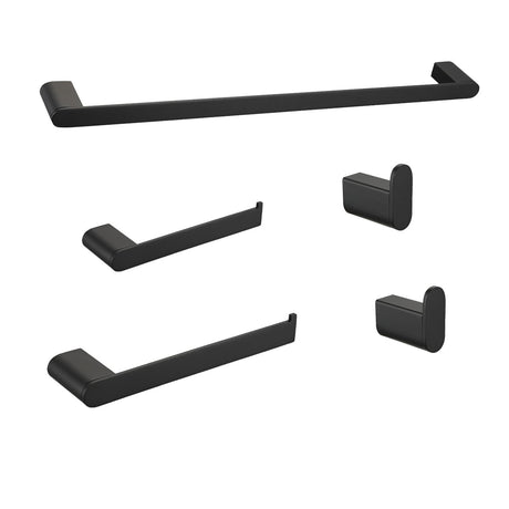 Modern Bathroom Hardware Set with Concealed Mounting