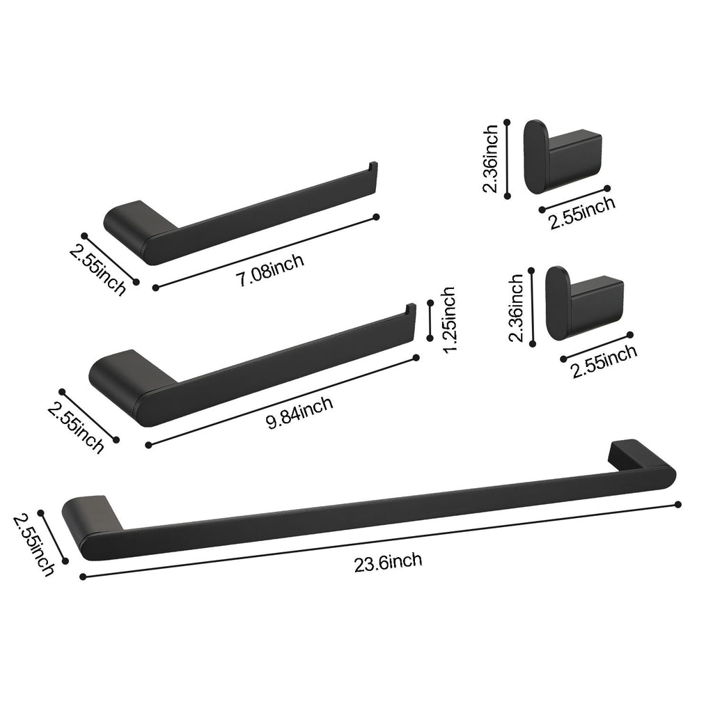 5- Piece Bathroom Hardware Set