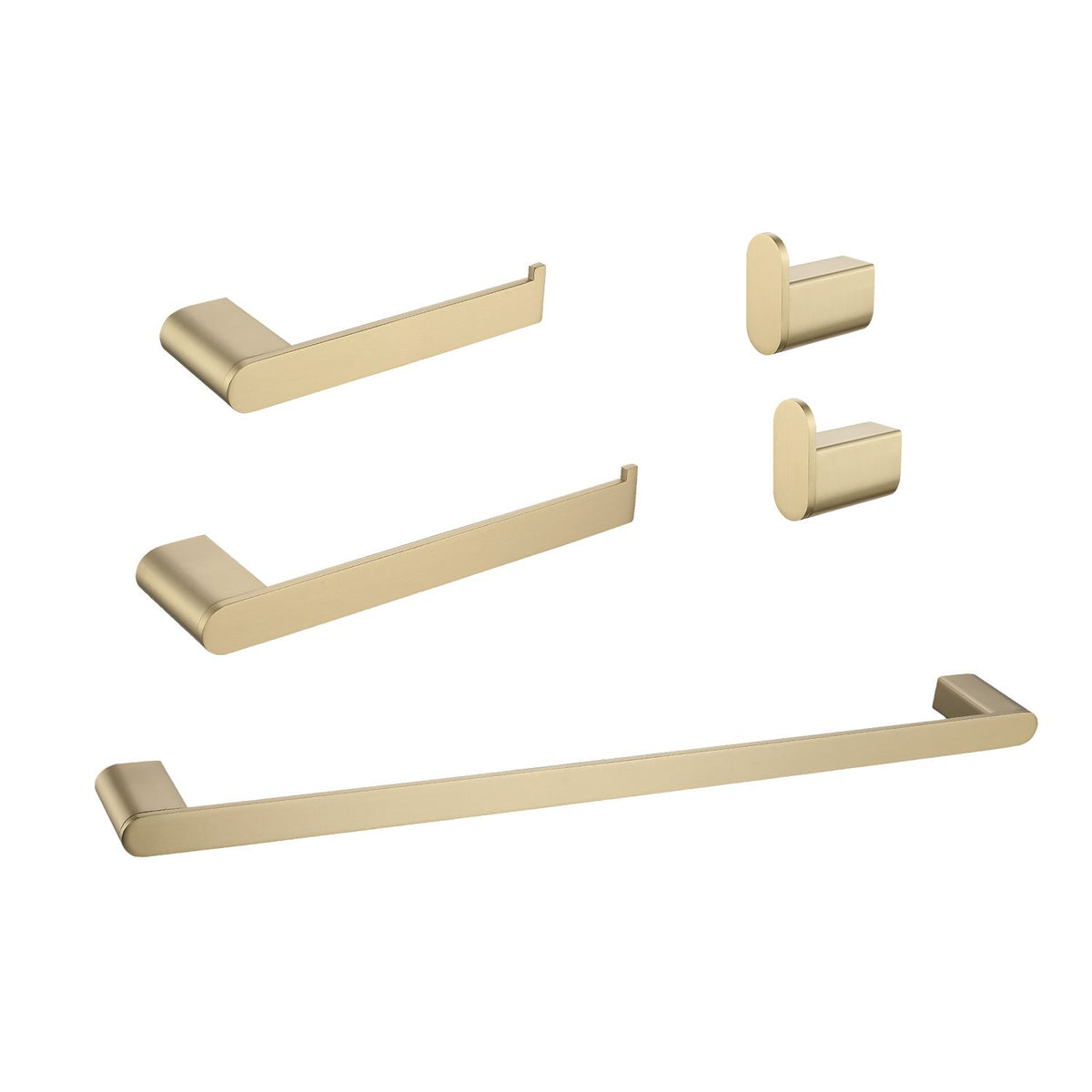 Modern Five-Piece Bathroom Hardware Set