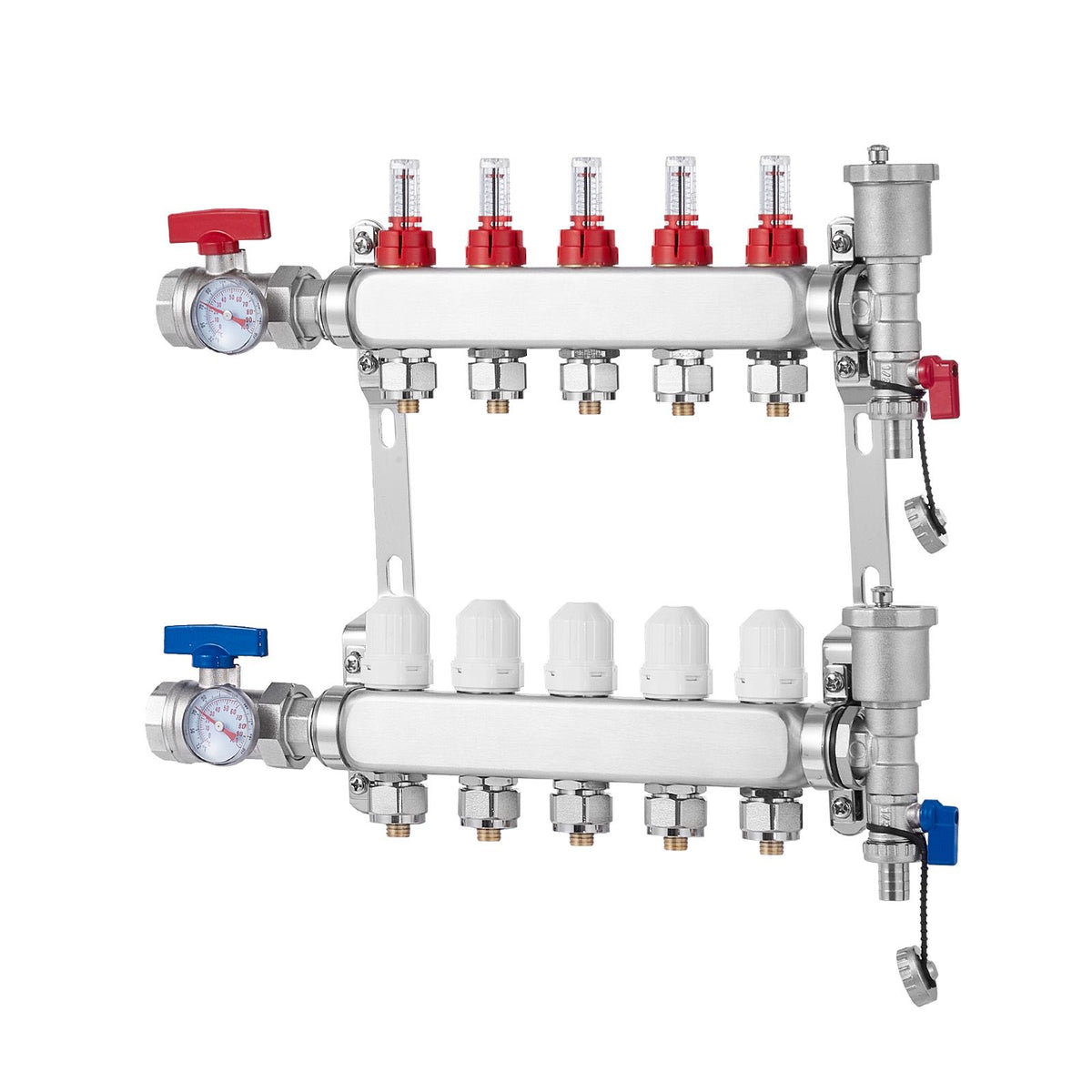 Five-Branch Hydronic Radiant Heat Manifold Kit