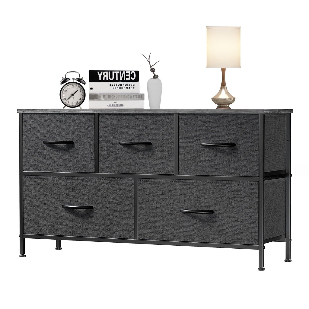 Versatile Five-Drawer Storage Dresser