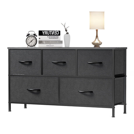 Versatile Five-Drawer Storage Dresser