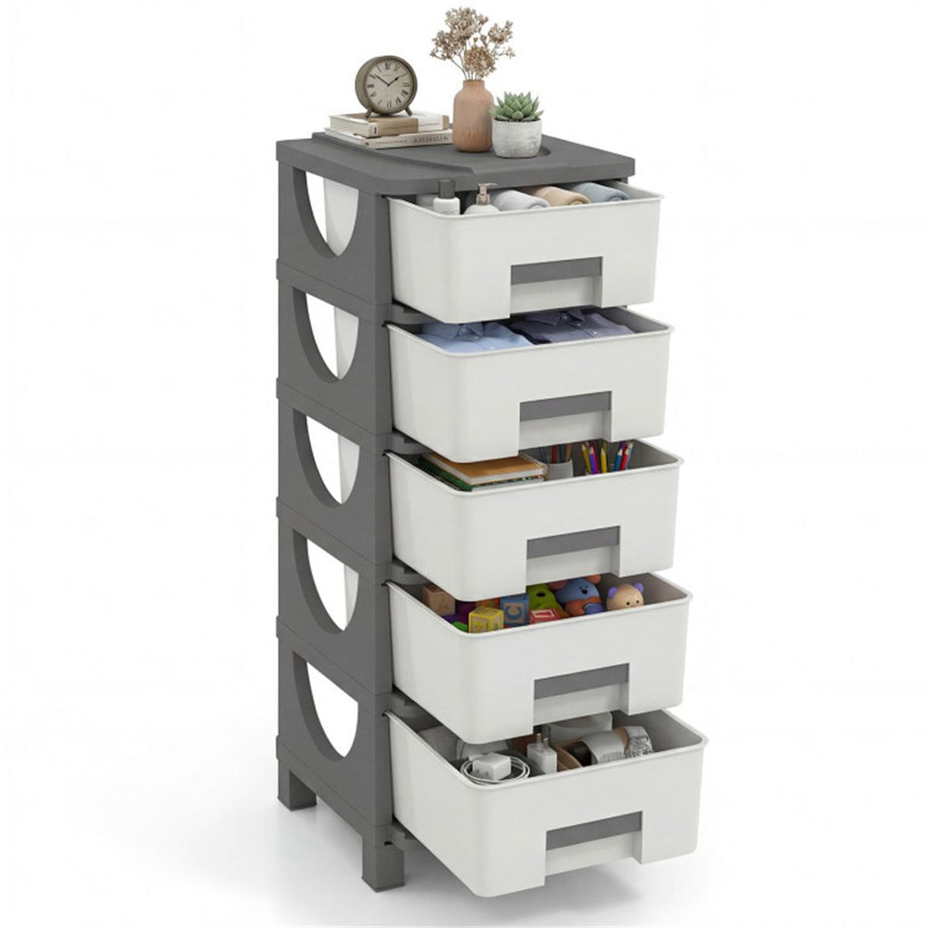 Slim 5-Drawer Cabinet for Everyday Essentials