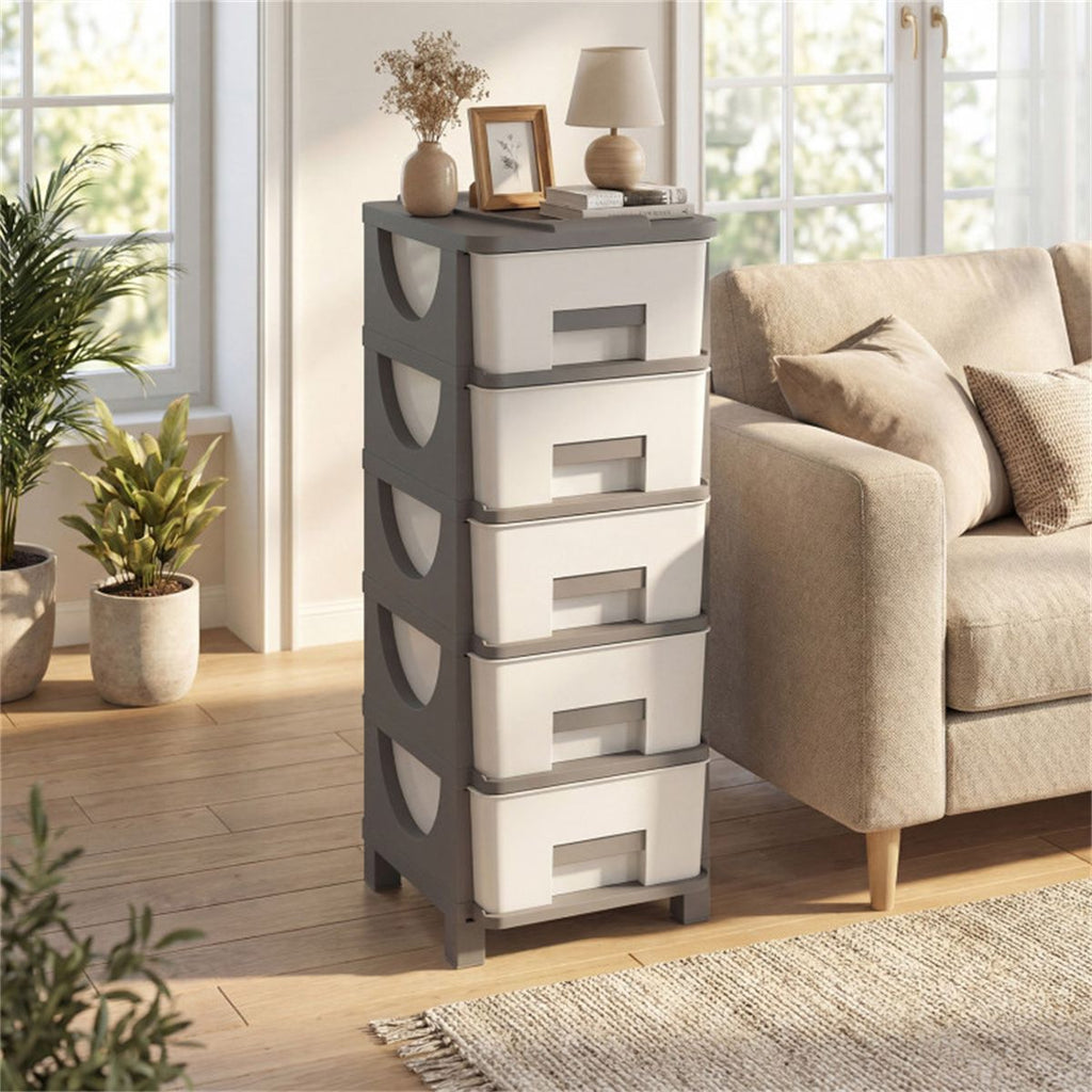 Slim 5-Drawer Cabinet for Everyday Essentials