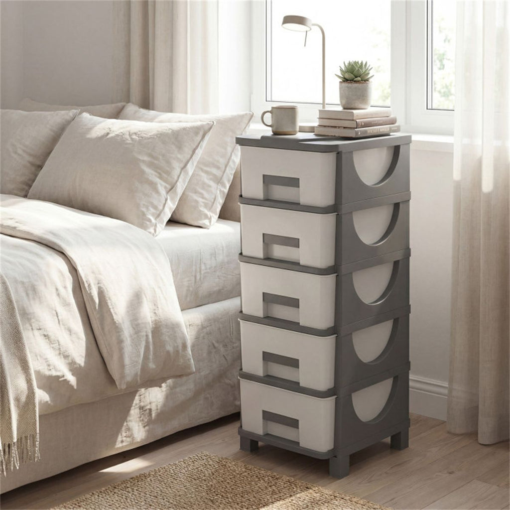 Slim 5-Drawer Cabinet for Everyday Essentials