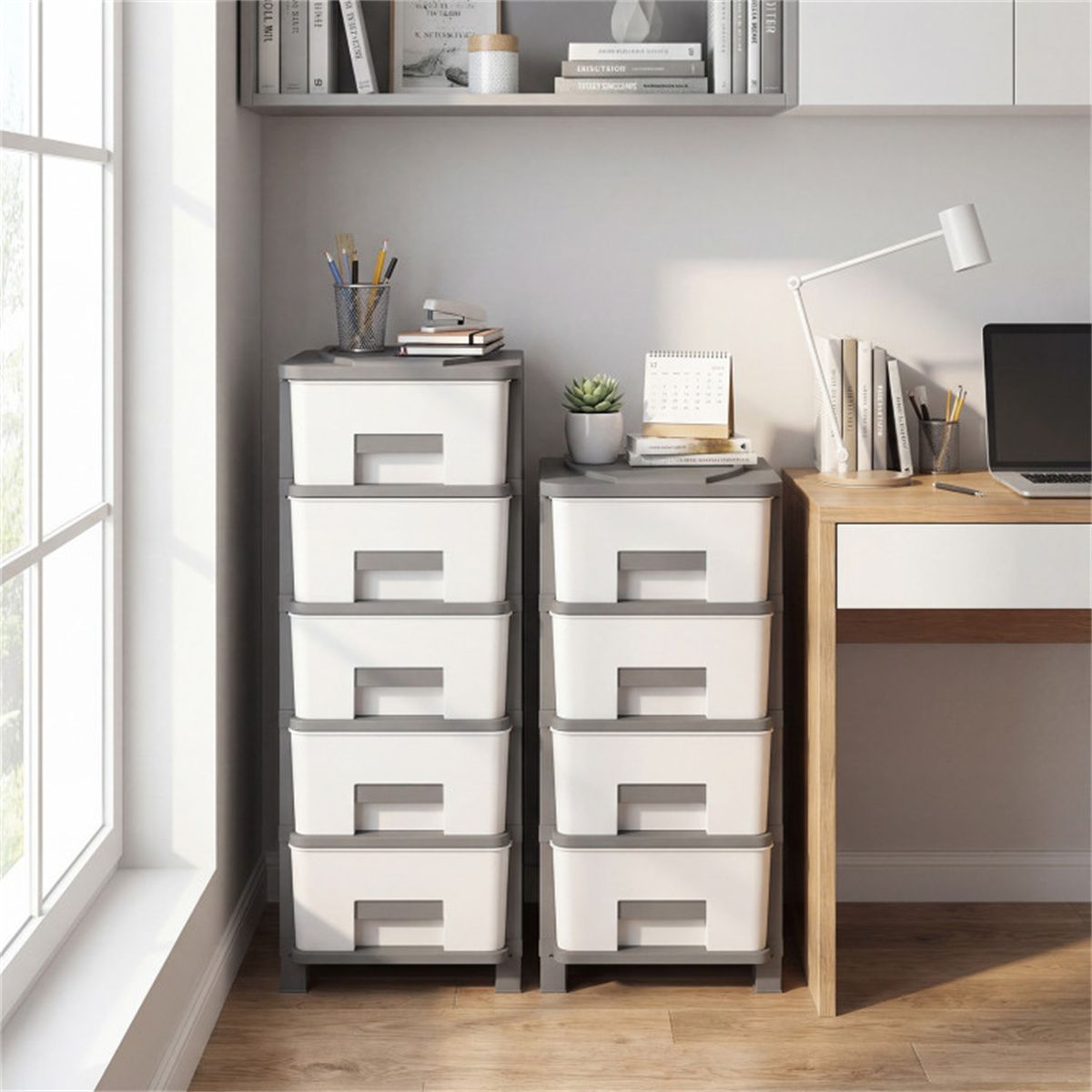 Slim 5-Drawer Cabinet for Everyday Essentials