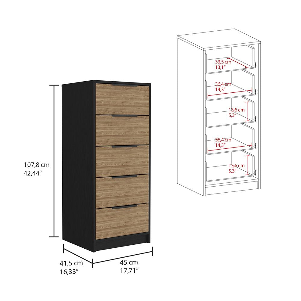 Maryland Five-Drawer Dresser