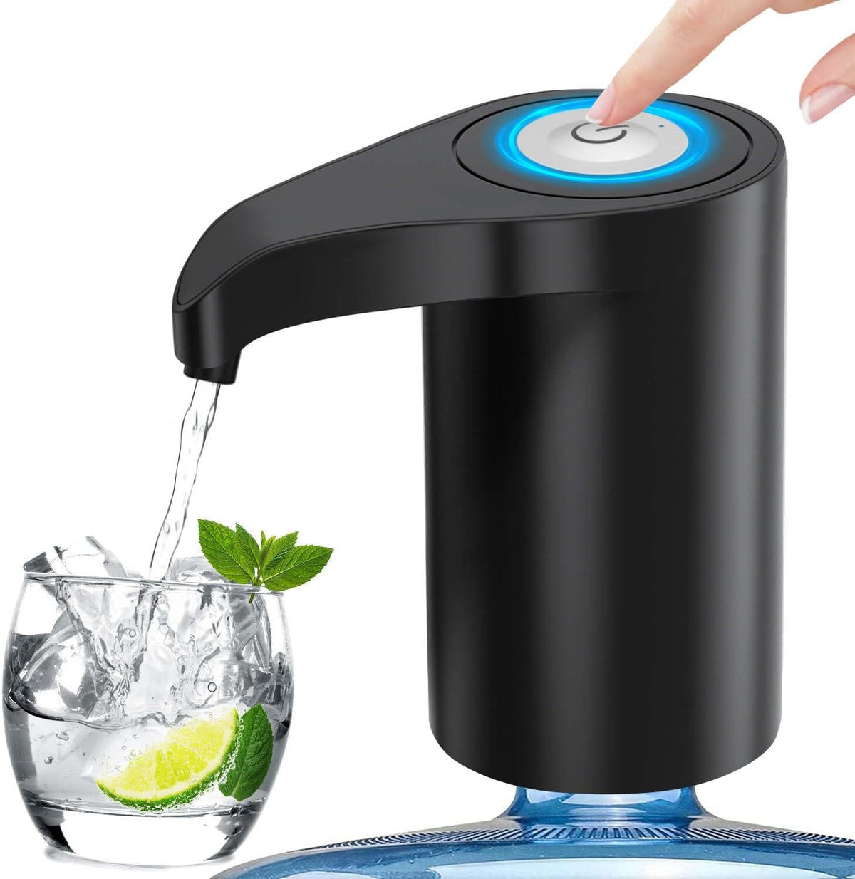 USB-Rechargeable Portable Water Bottle Pump