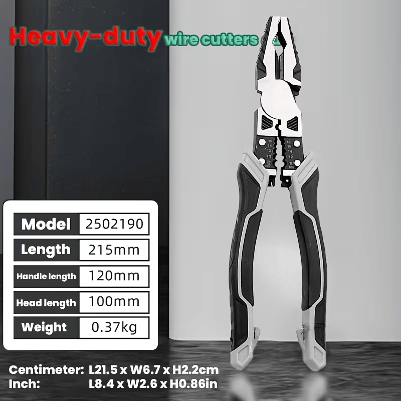 5-in-1 Multi-Function practical Pliers, Professional Electrician Wire Cutters for Stripping, Cuttin