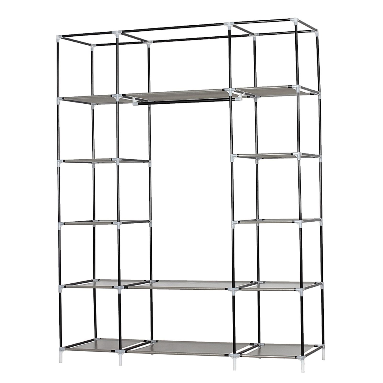 5-Layer 12-Compartment Portable Wardrobe Closet – Add More Space