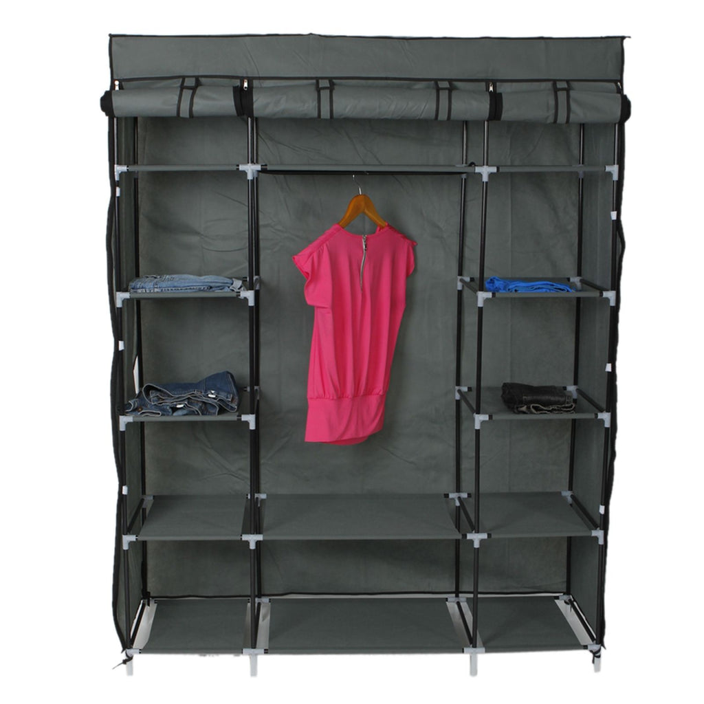 5-Layer 12-Compartment Portable Wardrobe Closet – Add More Space