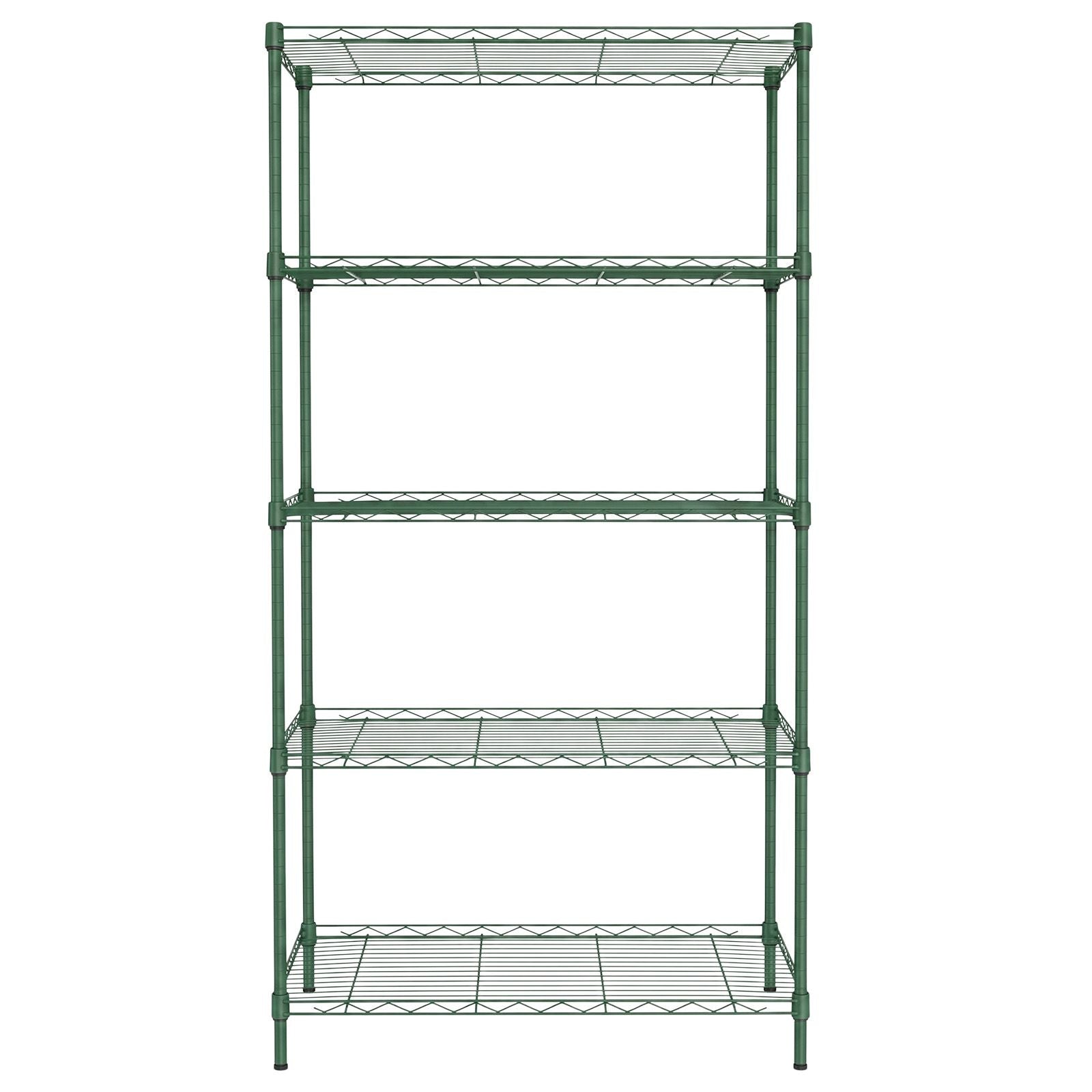 Forest Green Adjustable Freestanding Display Shelf