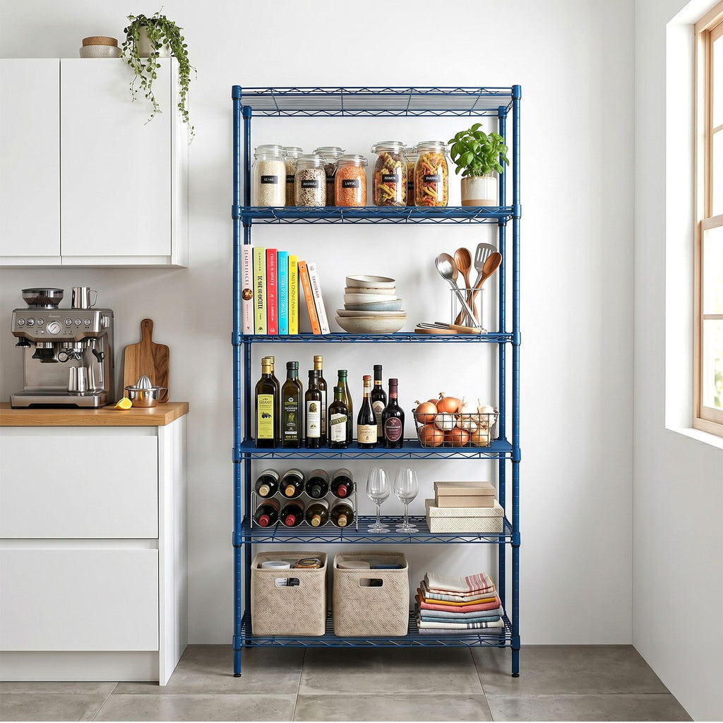 Four-Tier Adjustable Freestanding Display Shelf