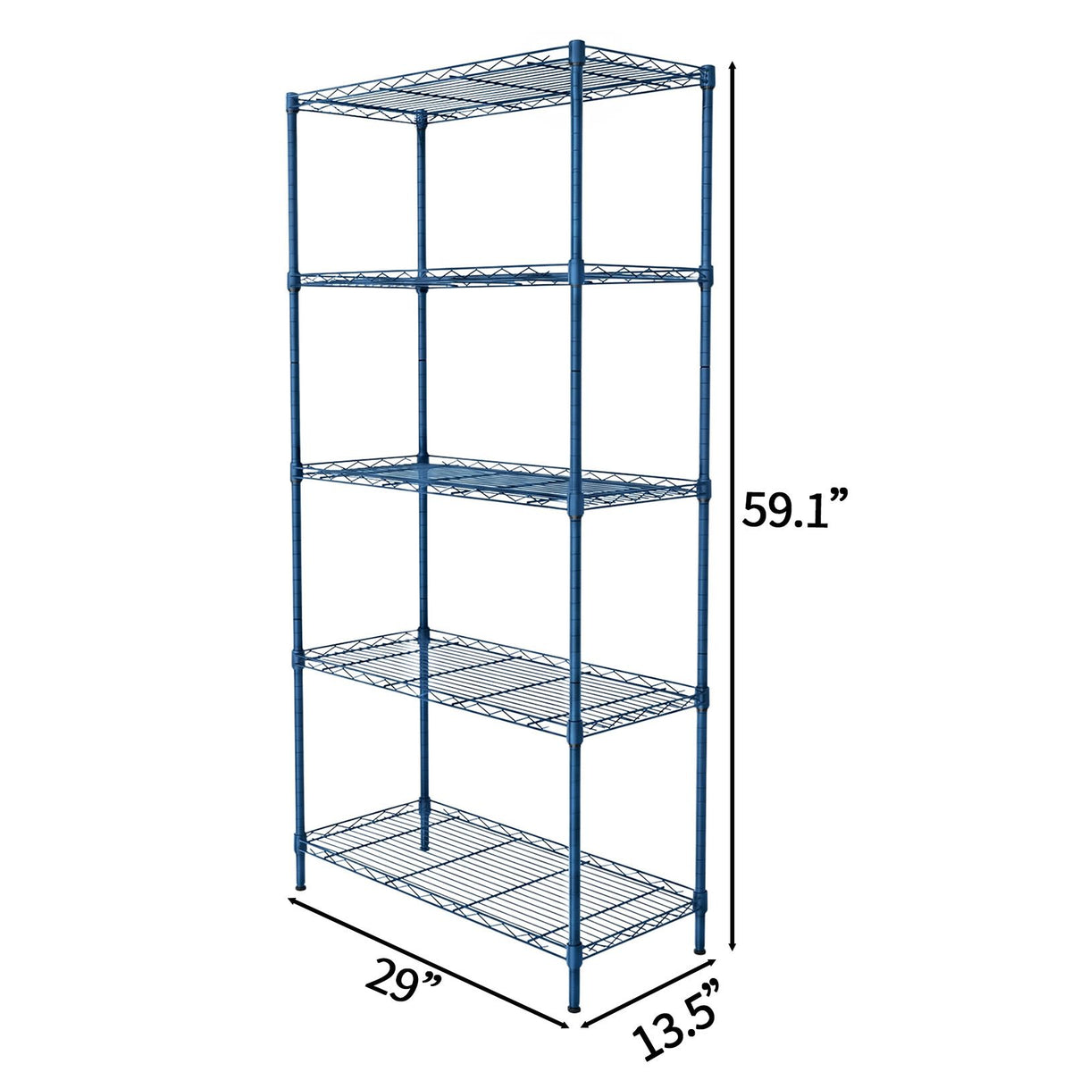 Four-Tier Adjustable Freestanding Display Shelf