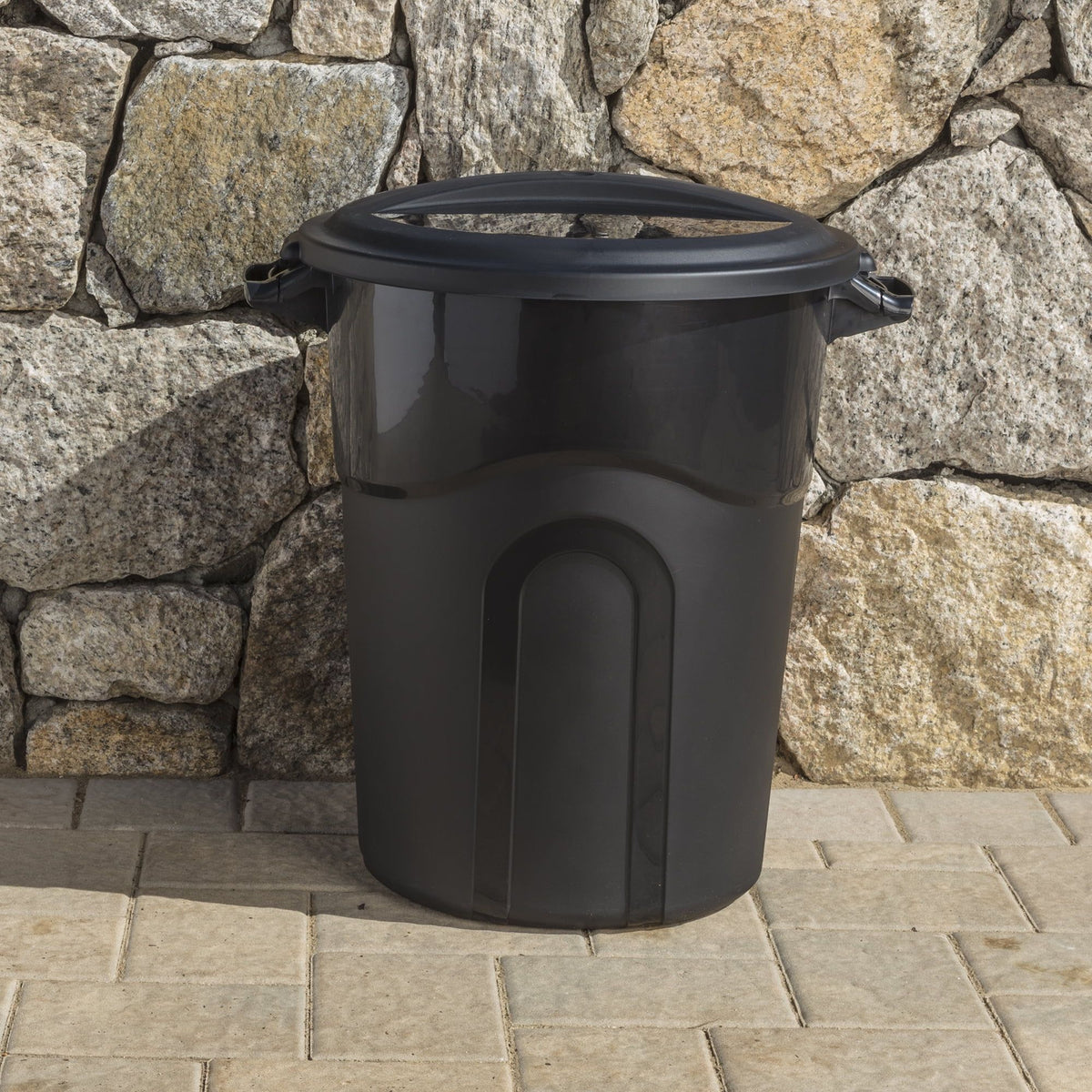 5 Pack practical Plastic Garbage Cans with Lids