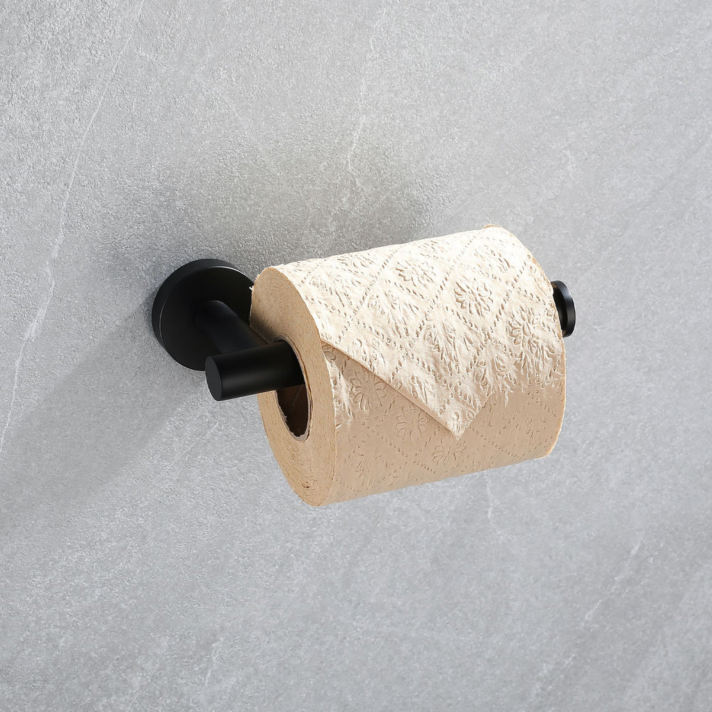 5 Piece Bathroom Towel Rack Set - Wall Mount Modern Stainless Steel