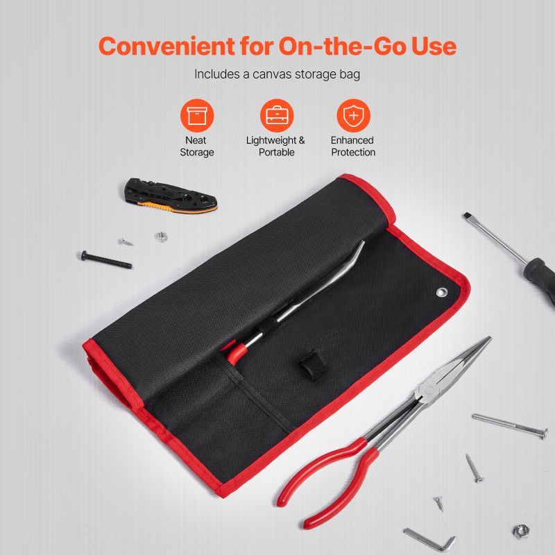 Five-Piece Specialty Pliers Set with Storage Bag