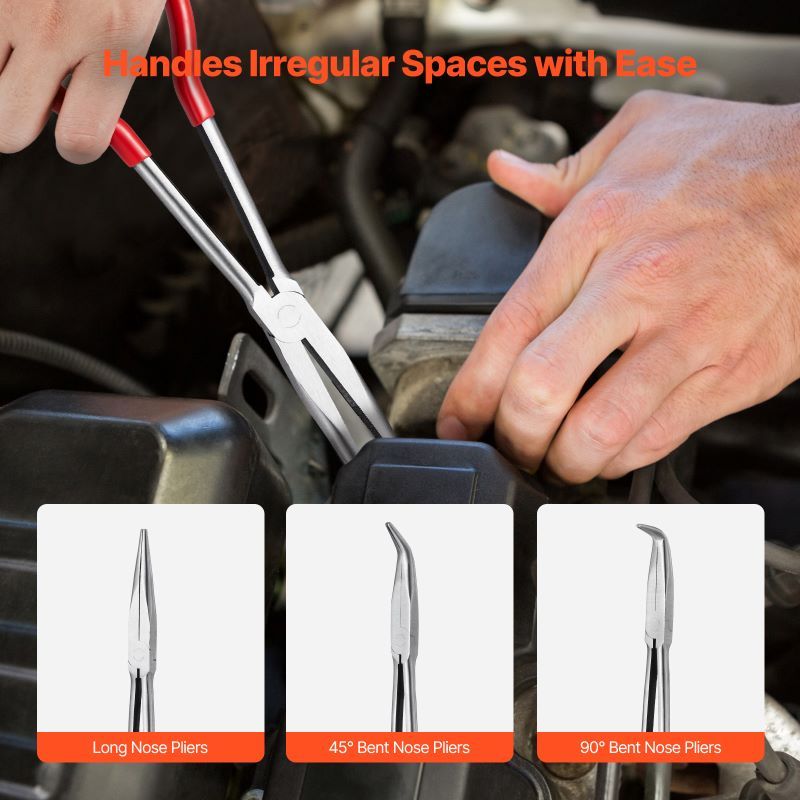 Five-Piece Specialty Pliers Set with Storage Bag
