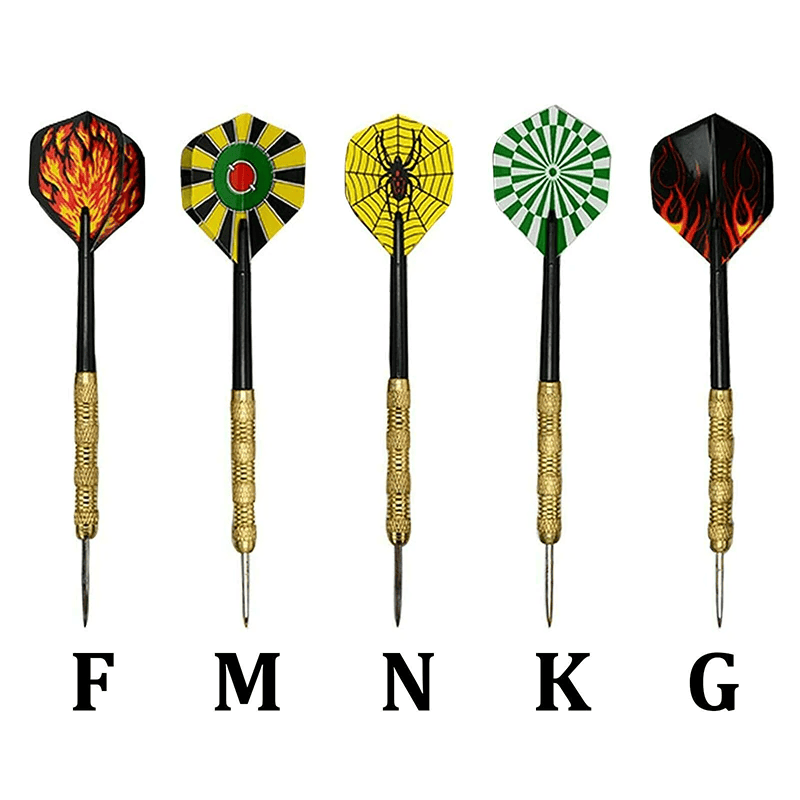 Five-Set Slim-Barrel Steel-Tip Darts Collection