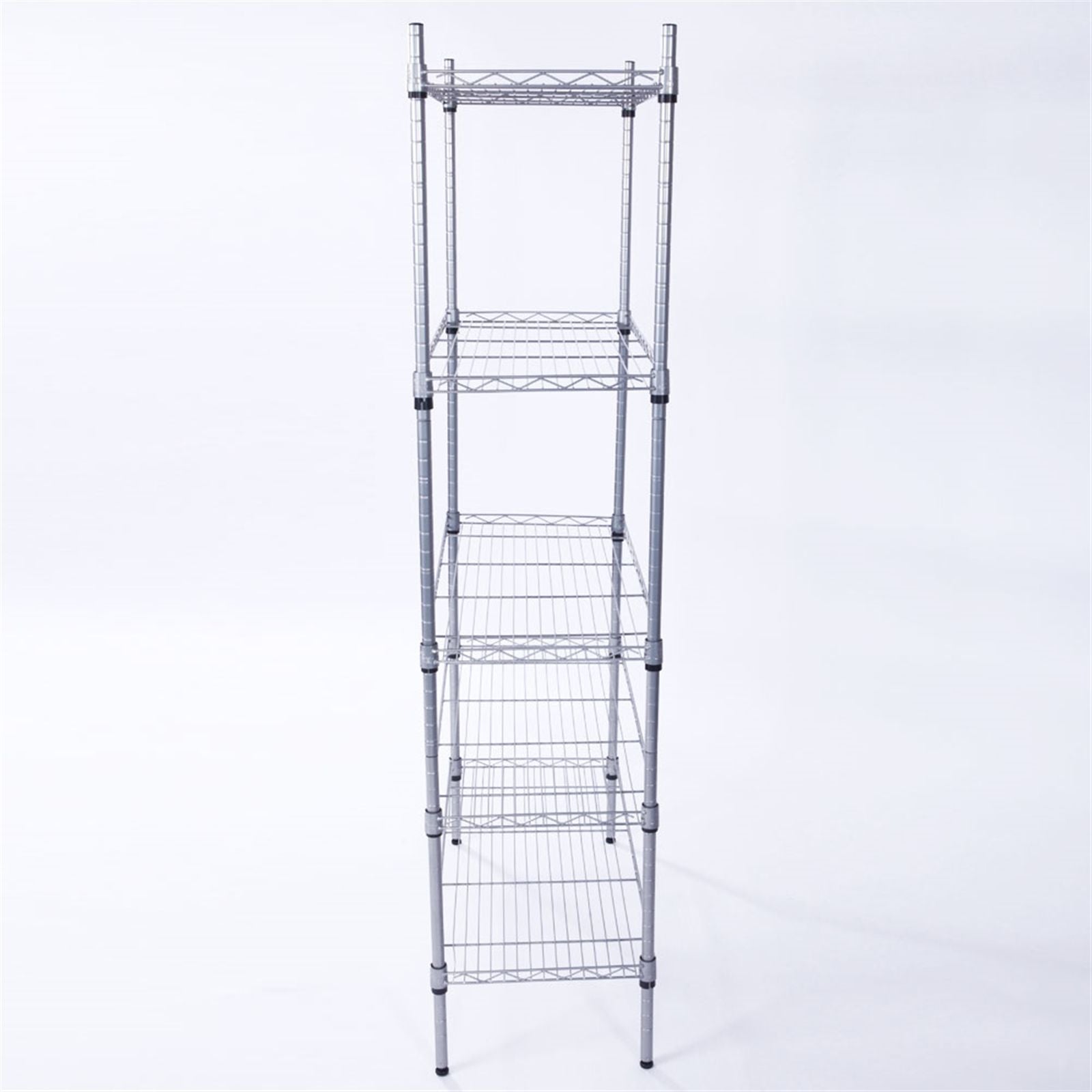 Adjustable practical Steel Storage Shelving Unit with Mesh Borders