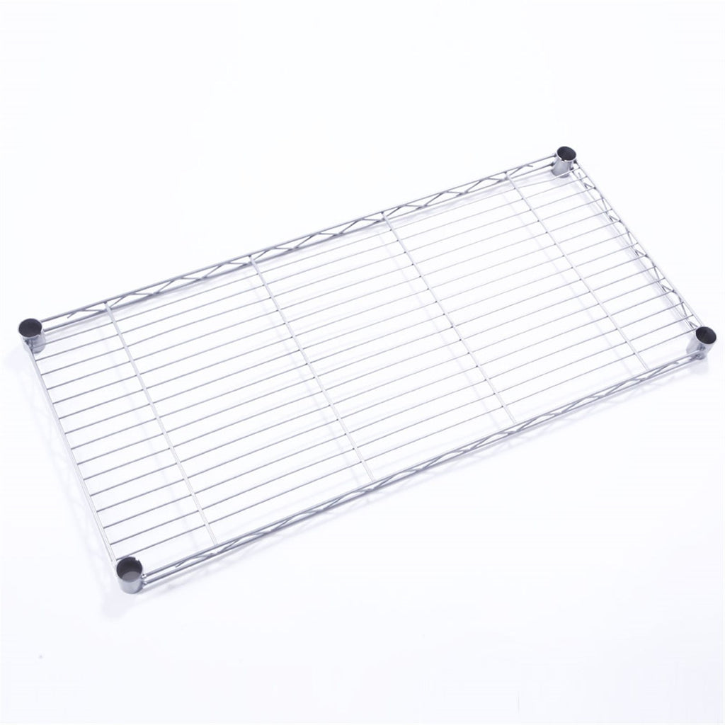 Adjustable practical Steel Storage Shelving Unit with Mesh Borders
