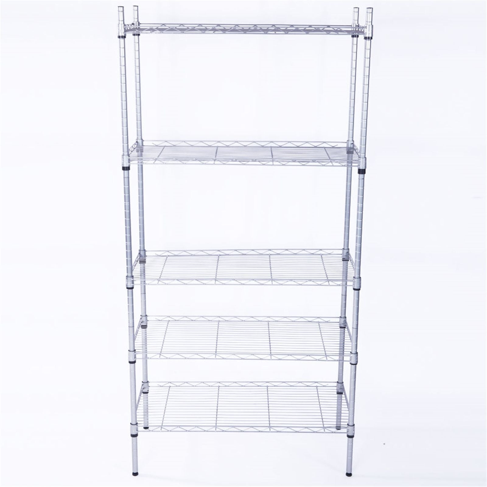 Adjustable practical Steel Storage Shelving Unit with Mesh Borders