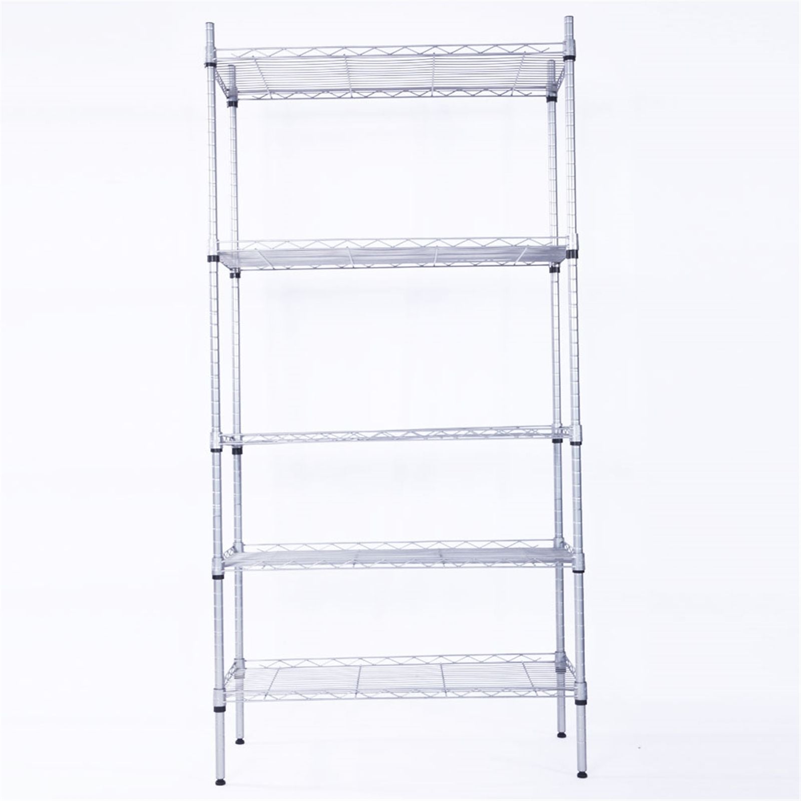 Adjustable practical Steel Storage Shelving Unit with Mesh Borders