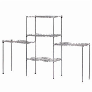 Flexible 5-Shelf Rack for Smarter Storage