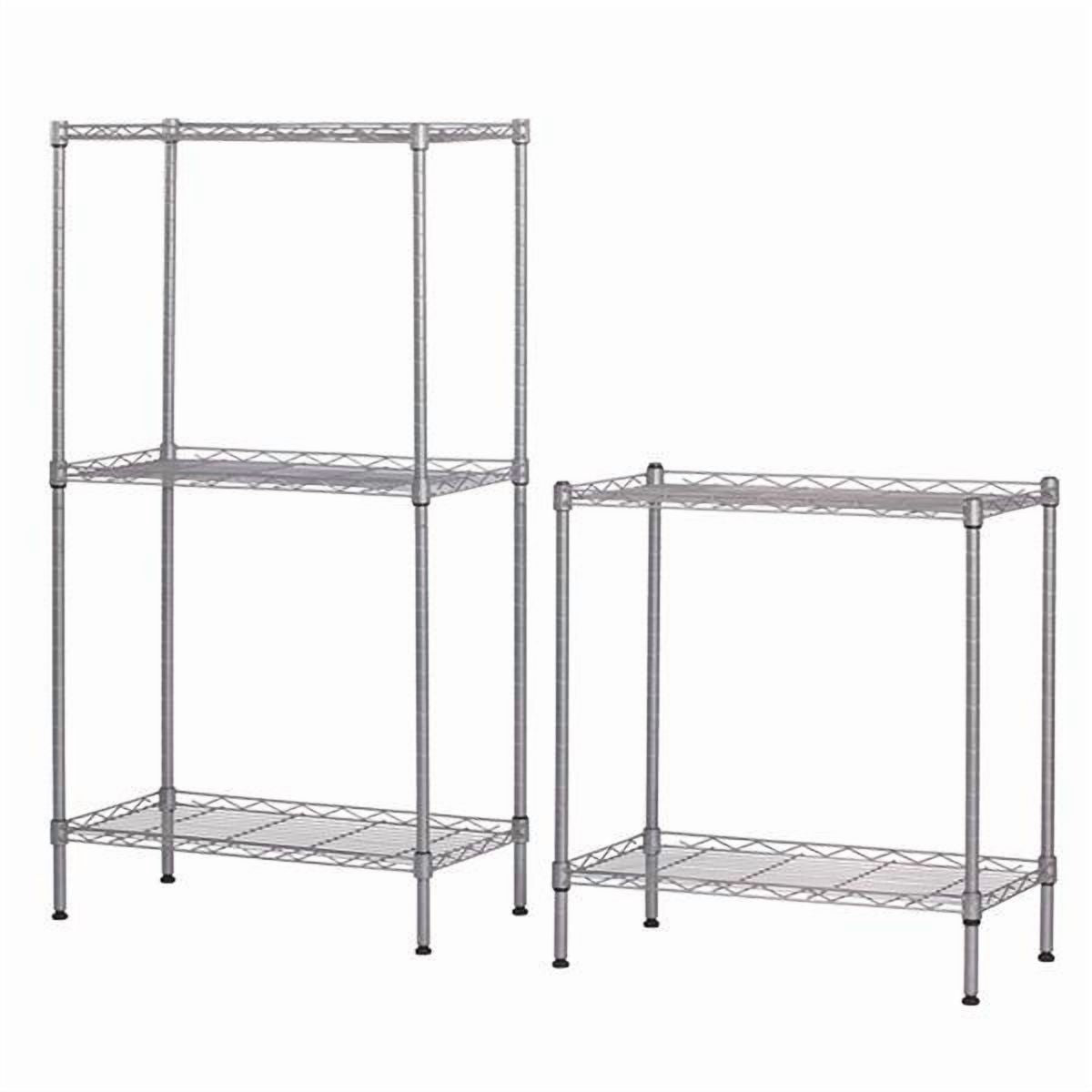 Flexible 5-Shelf Rack for Smarter Storage