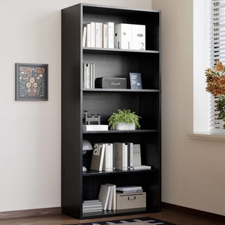 Industrial Open Bookcase with Adjustable Shelves
