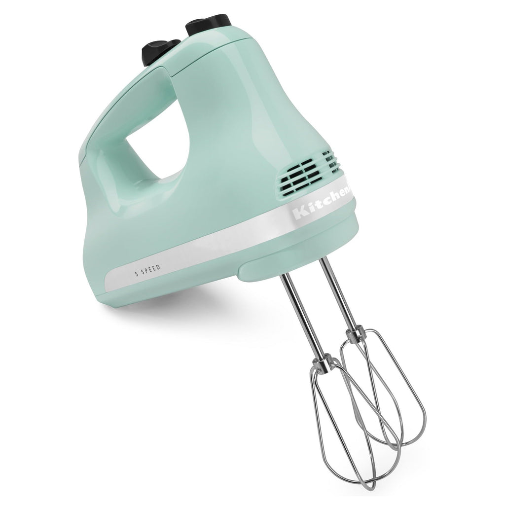Five-Speed Hand Mixer with Swivel Cord and Quick-Release Beaters