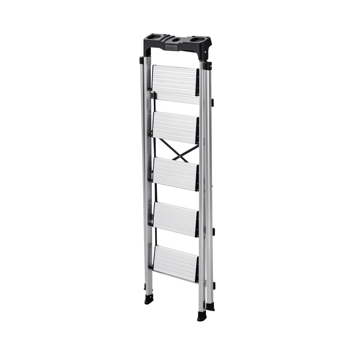 Five-Step Folding Ladder for Everyday Reach