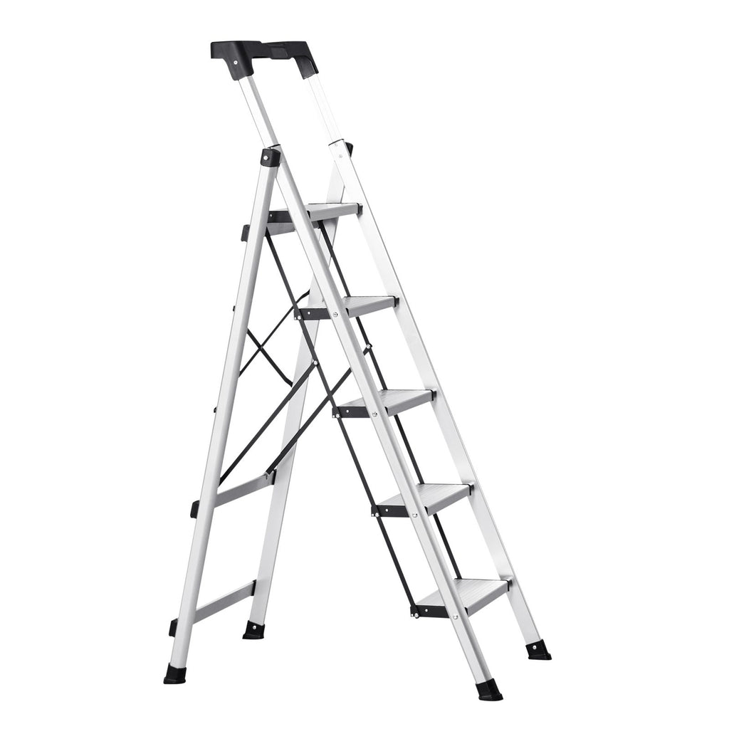 Five-Step Folding Ladder for Everyday Reach