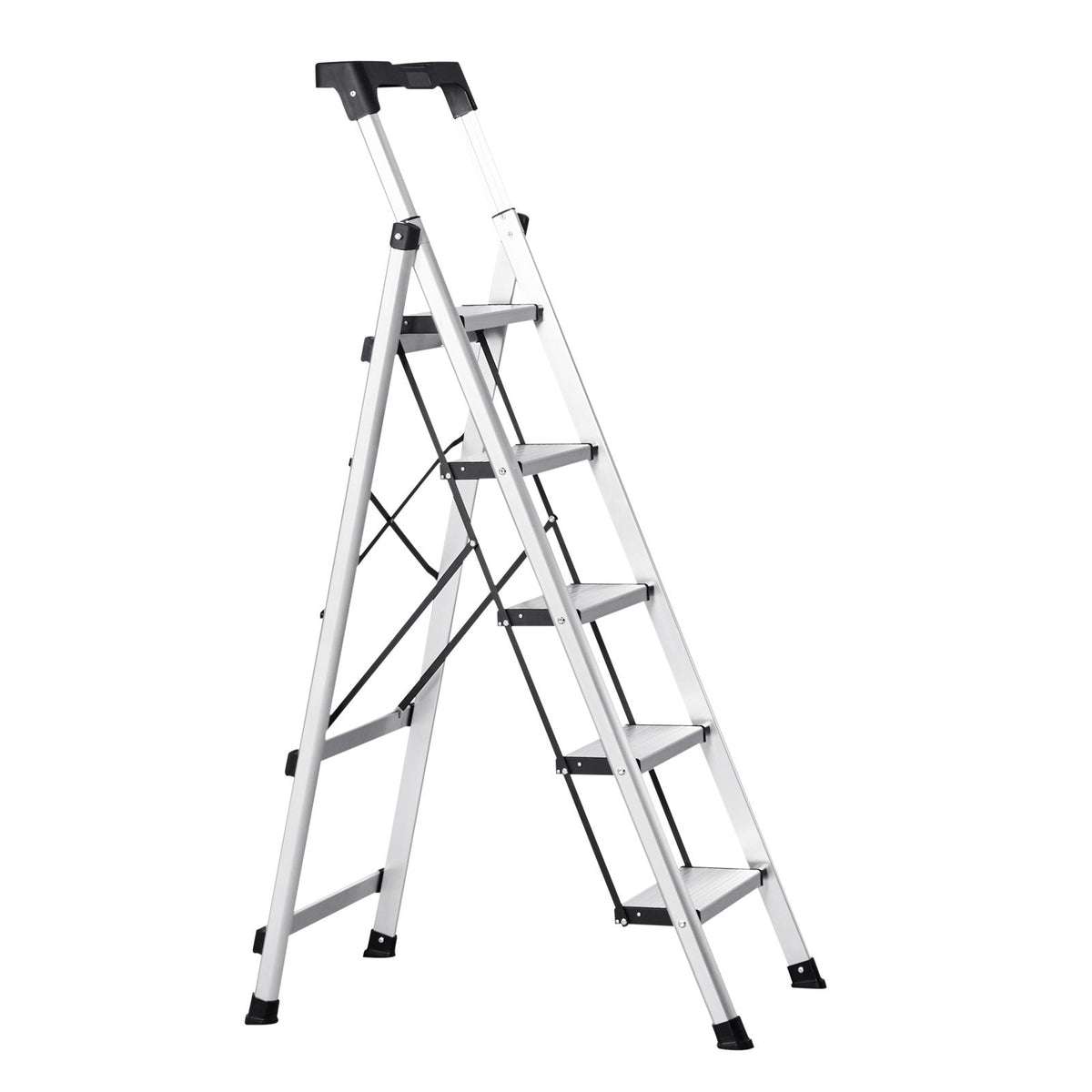 Five-Step Folding Ladder for Everyday Reach